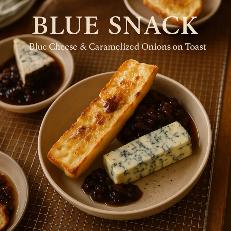 Blue cheese toast platter
