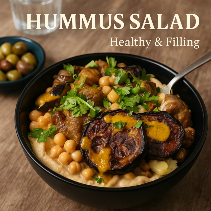 Hummus salad healthy