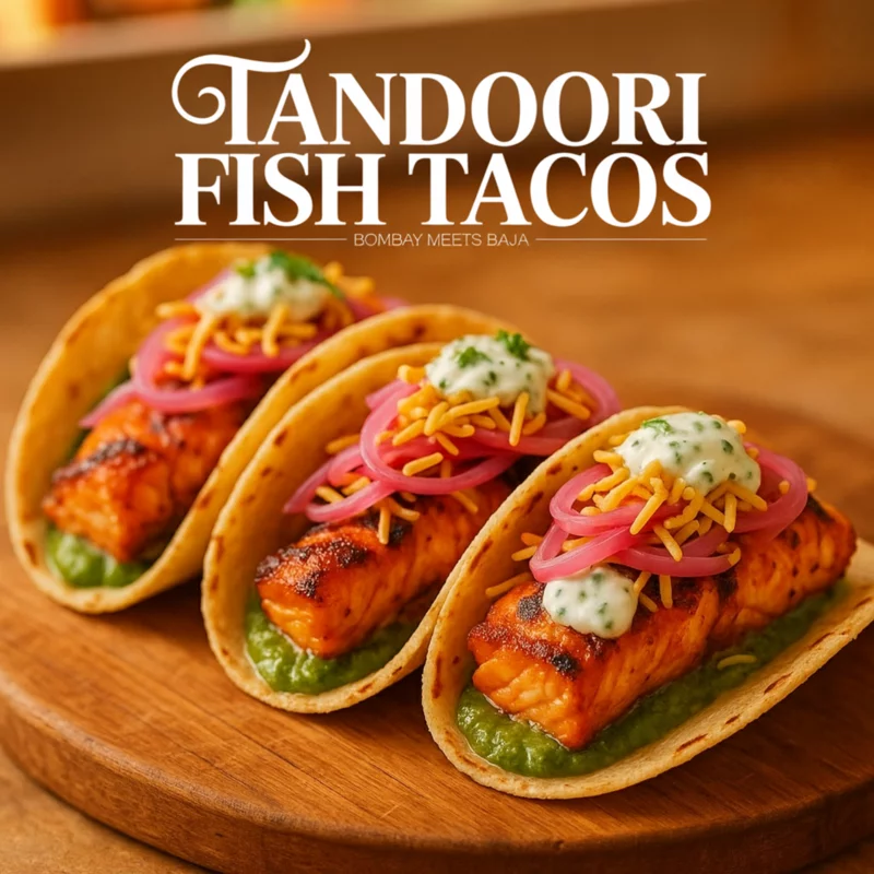 Tandoori fish tacos